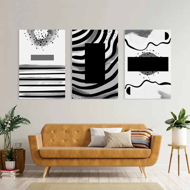 Картина на многоплатна основа Zebra Color Set mockup 4
