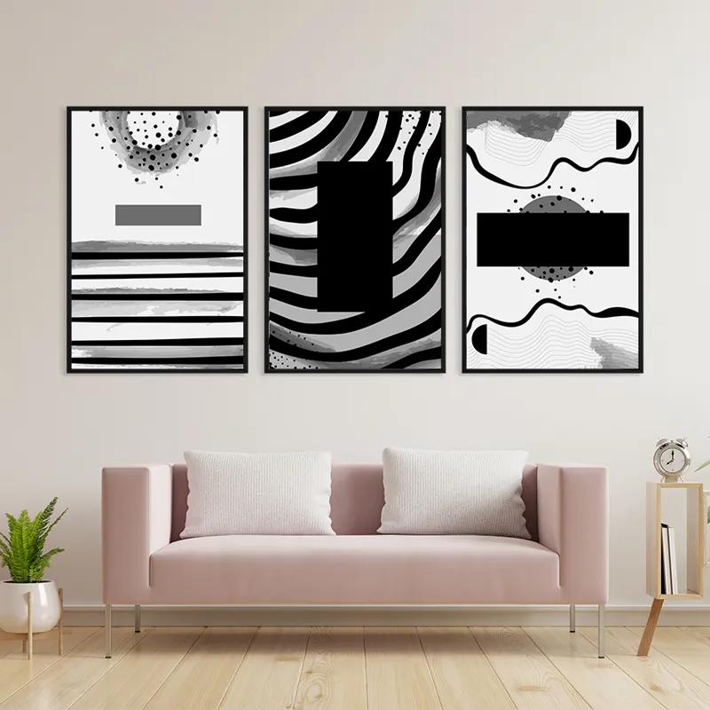 Картина на многоплатна основа Zebra Color Set mockup 3