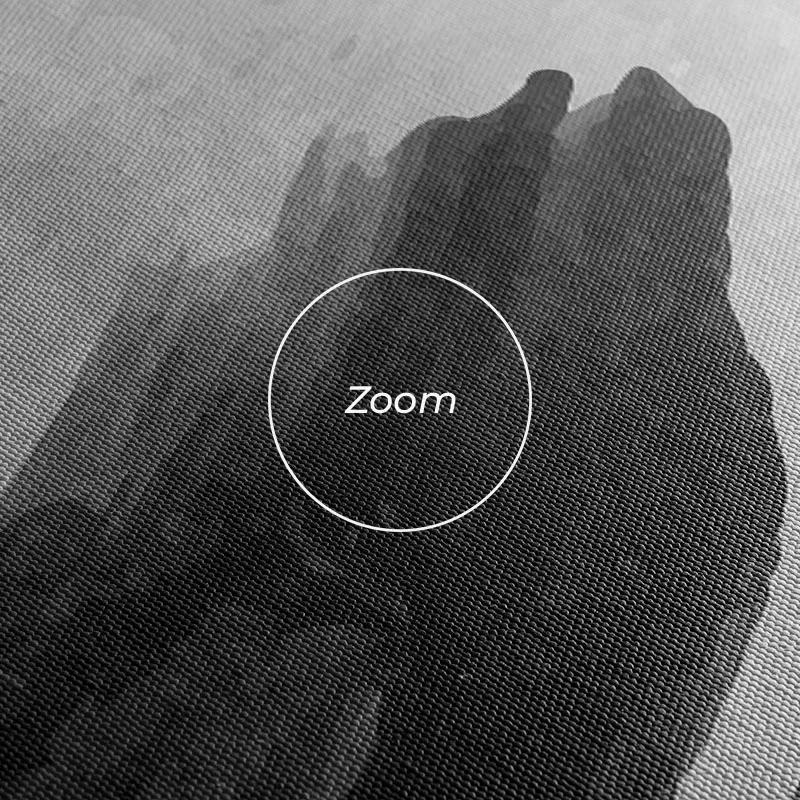 Картина на многоплатна основа Minimalist Grey mockup 1