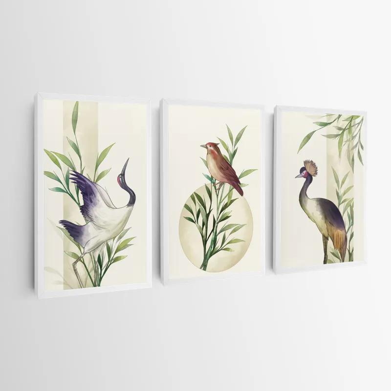 Картина на многоплатна основа Asiaticirds Set mockup 0