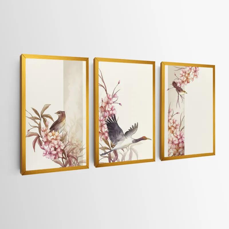 Картина на многоплатна основа Asiatic Pink Flower mockup 0