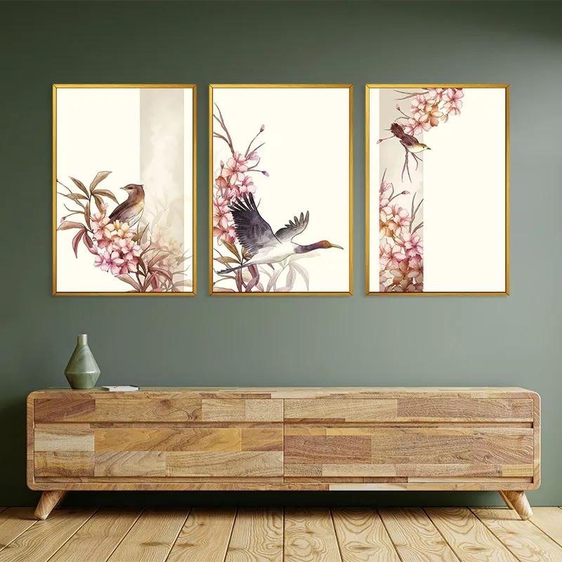 Картина на многоплатна основа Asiatic Pink Flower mockup 2