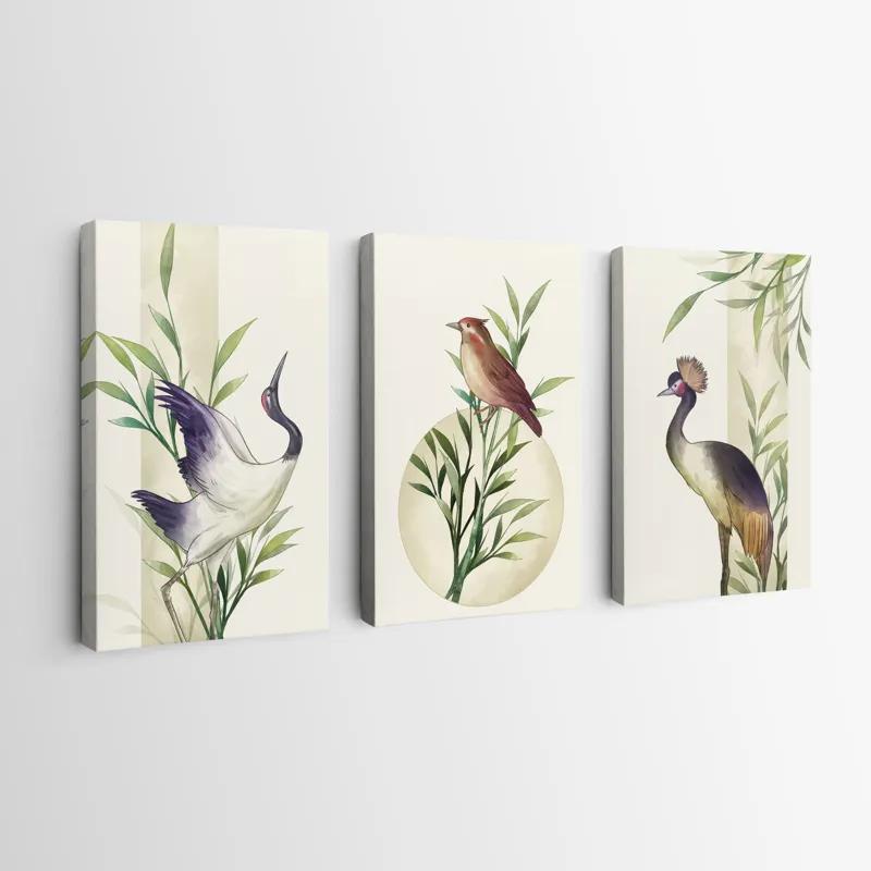 Картина на многоплатна основа Asiaticirds Set mockup 0