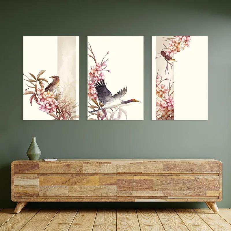 Картина на многоплатна основа Asiatic Pink Flower mockup 2