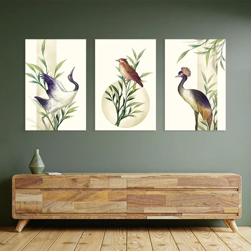 Картина на многоплатна основа Asiaticirds Set mockup 2