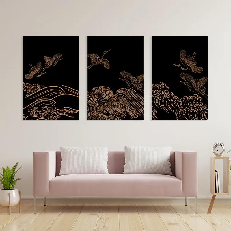 Картина на многоплатна основа Goldird Set mockup 3