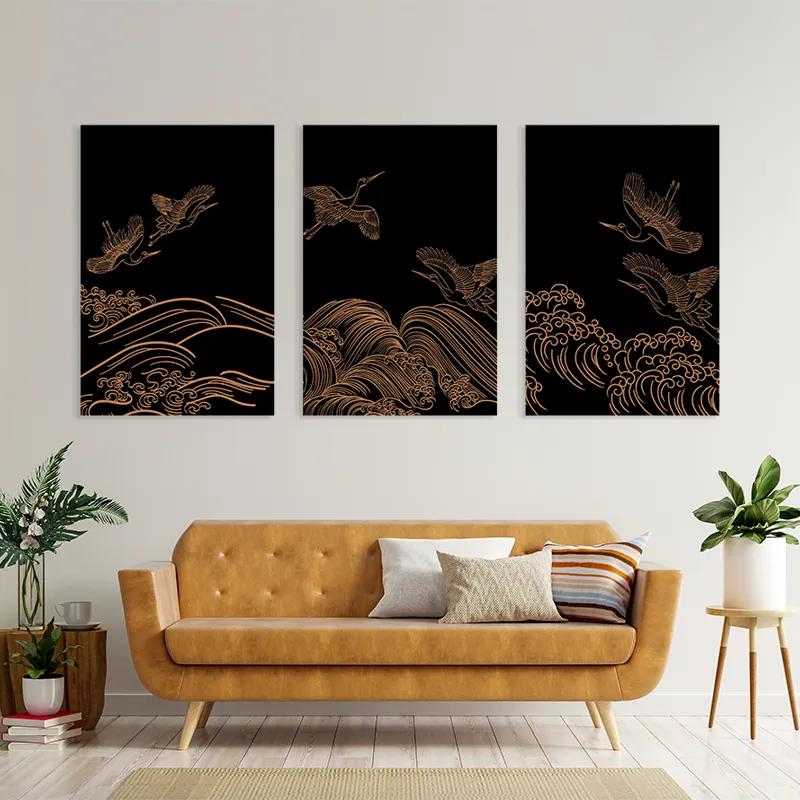 Картина на многоплатна основа Goldird Set mockup 4