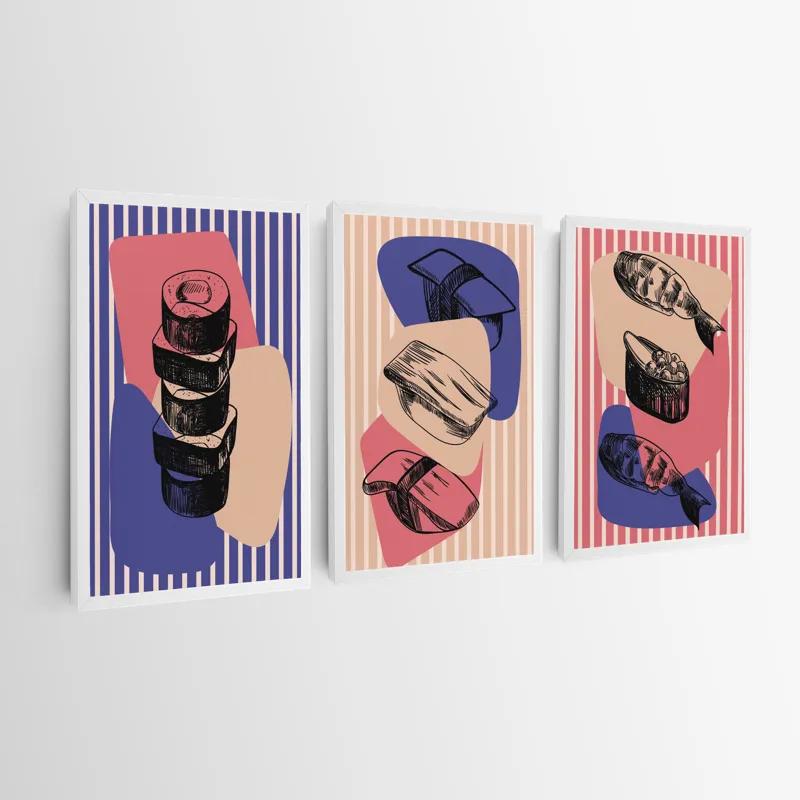 Картина на многоплатна основа Sushi Set mockup 0