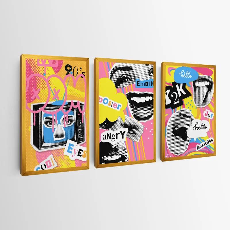 Картина на многоплатна основа Emotion 90s mockup 0