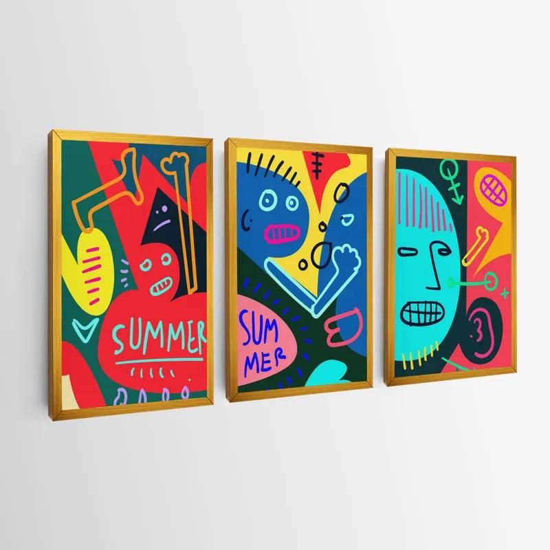 Картина на многоплатна основа Summer Collage mockup 0