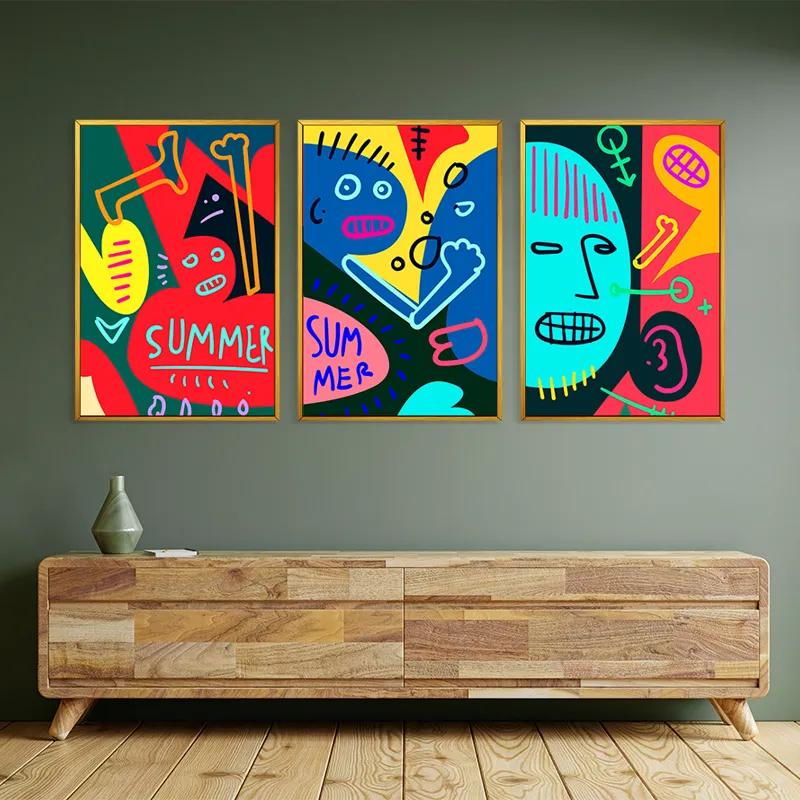 Картина на многоплатна основа Summer Collage mockup 2