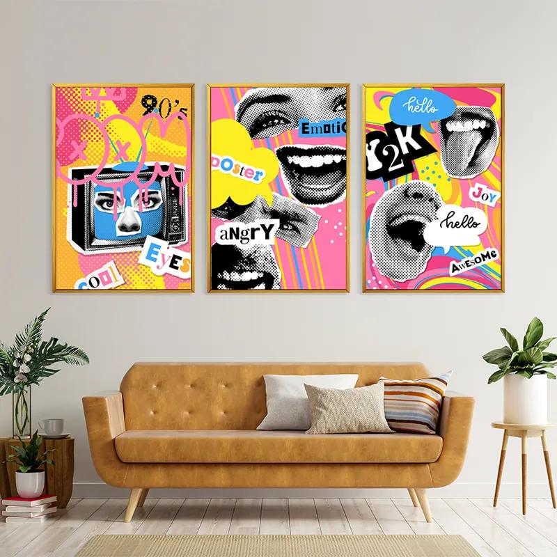 Картина на многоплатна основа Emotion 90s mockup 4