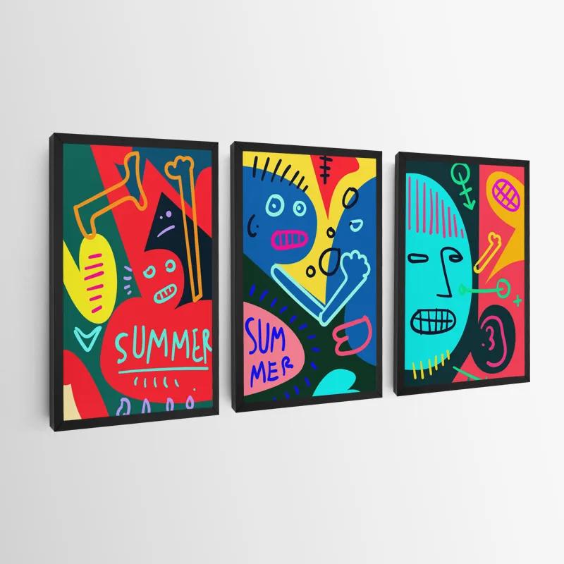 Картина на многоплатна основа Summer Collage mockup 0