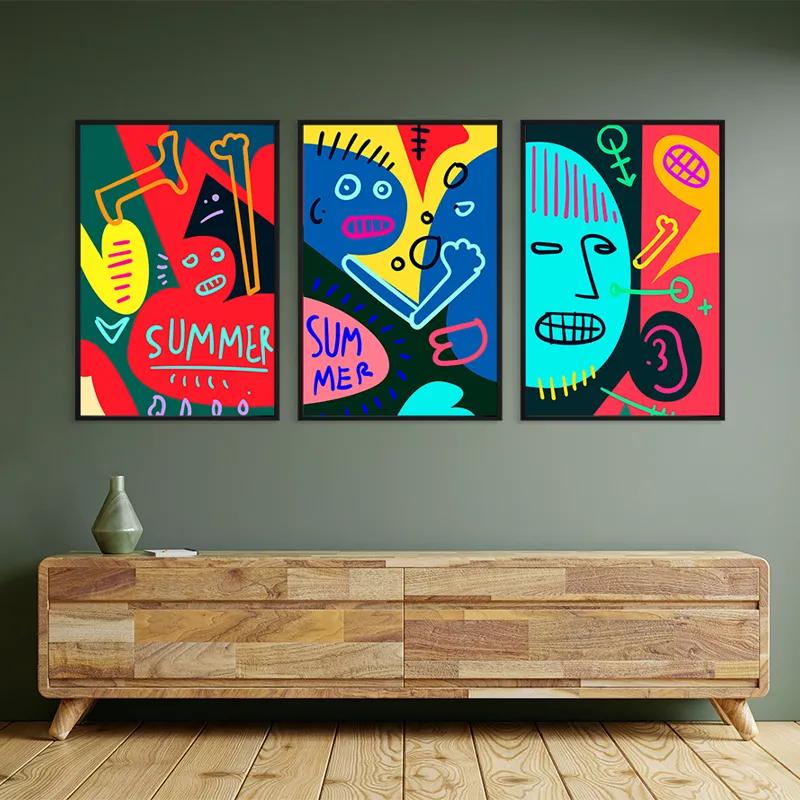 Картина на многоплатна основа Summer Collage mockup 2