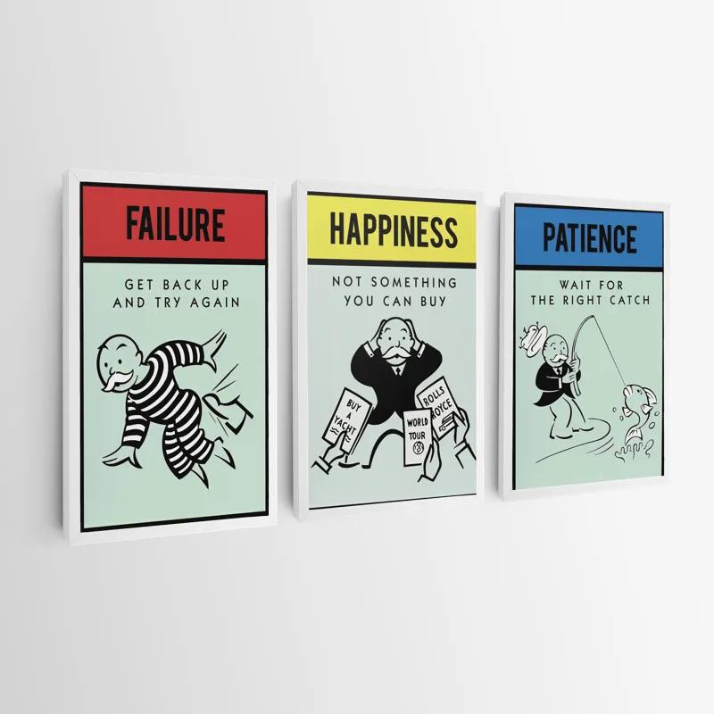 Картина на многоплатна основа Monopoly Life Set mockup 0