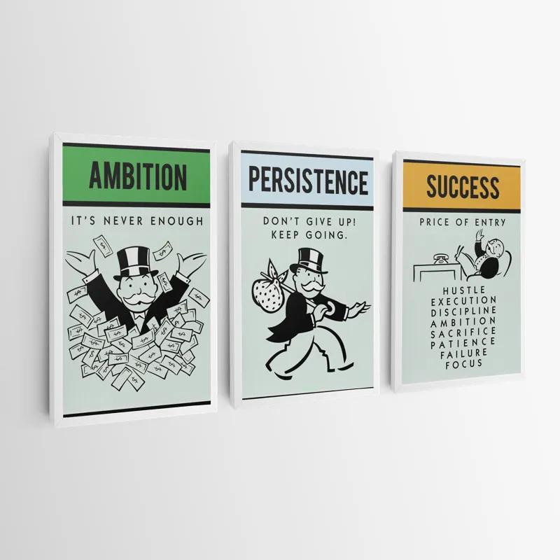 Картина на многоплатна основа Monopoly Succes Set mockup 0