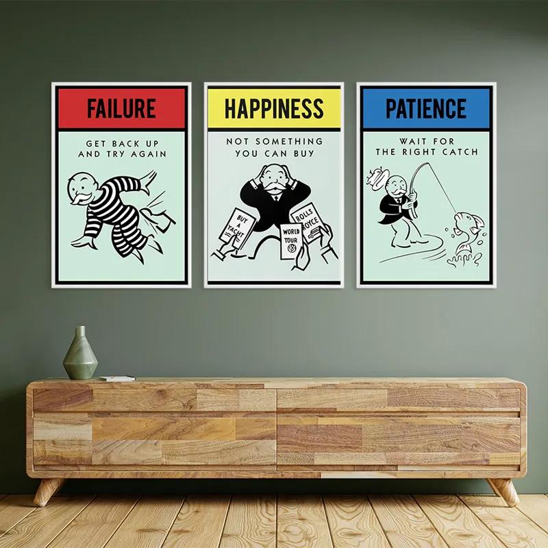 Картина на многоплатна основа Monopoly Life Set mockup 2