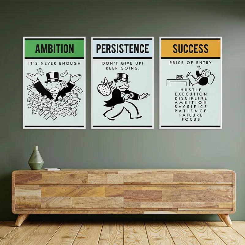 Картина на многоплатна основа Monopoly Succes Set mockup 2