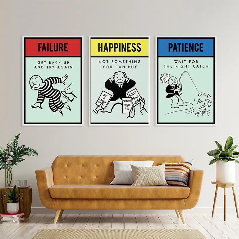 Картина на многоплатна основа Monopoly Life Set mockup 4