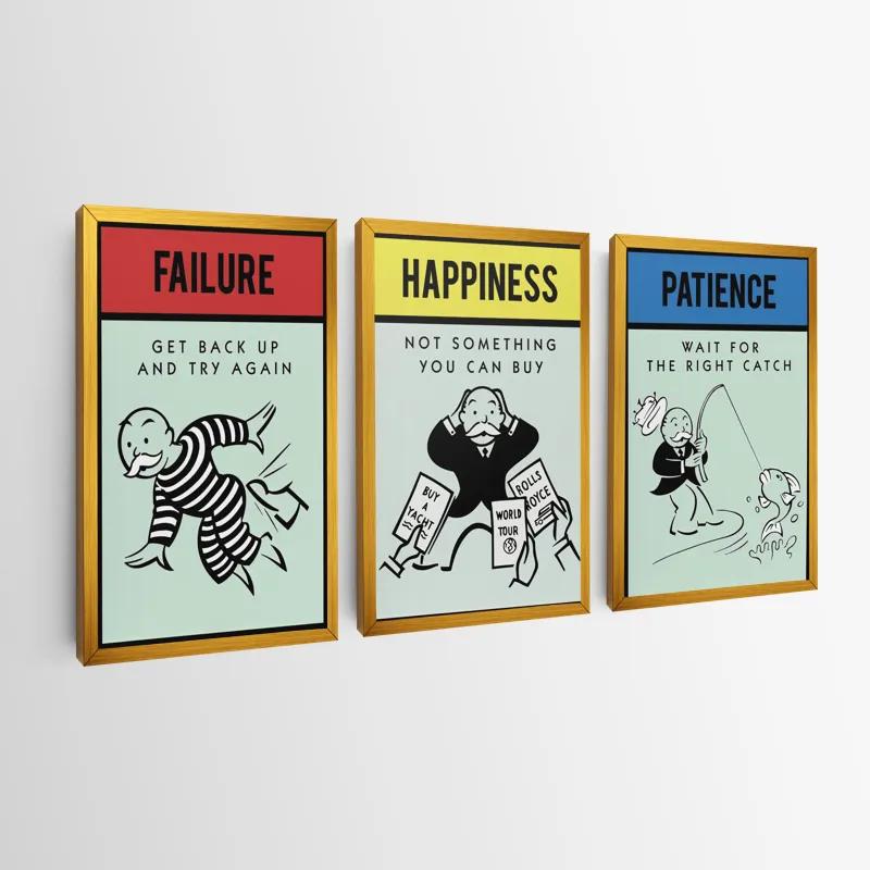 Картина на многоплатна основа Monopoly Life Set mockup 0