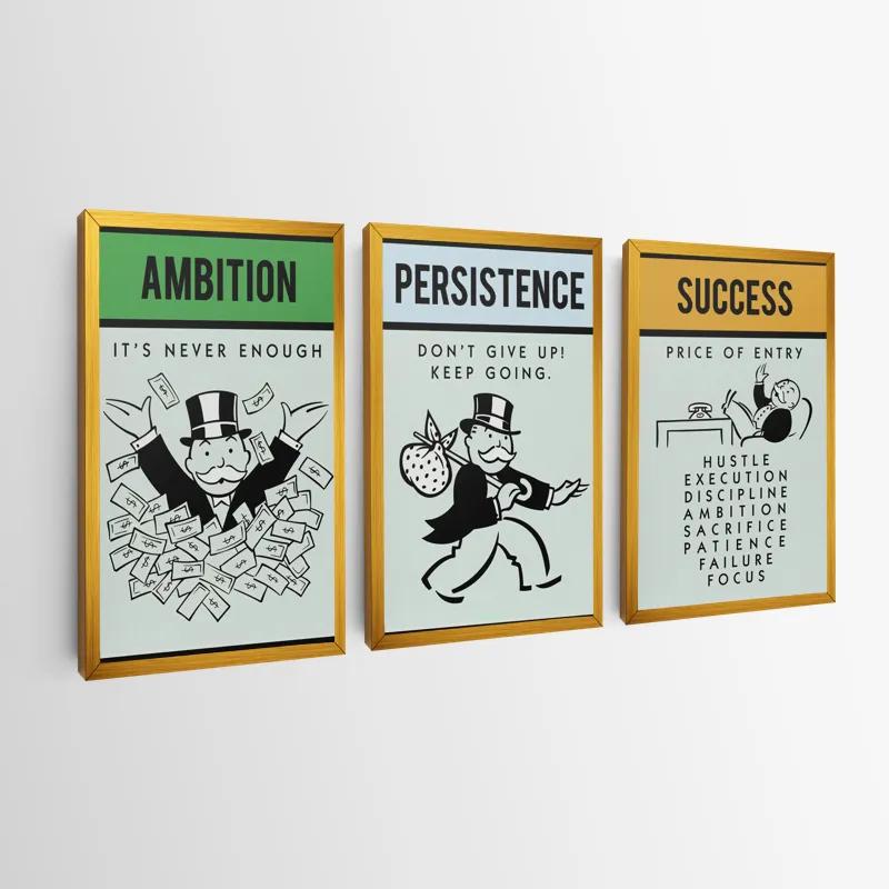 Картина на многоплатна основа Monopoly Succes Set mockup 0