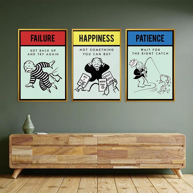 Картина на многоплатна основа Monopoly Life Set mockup 2