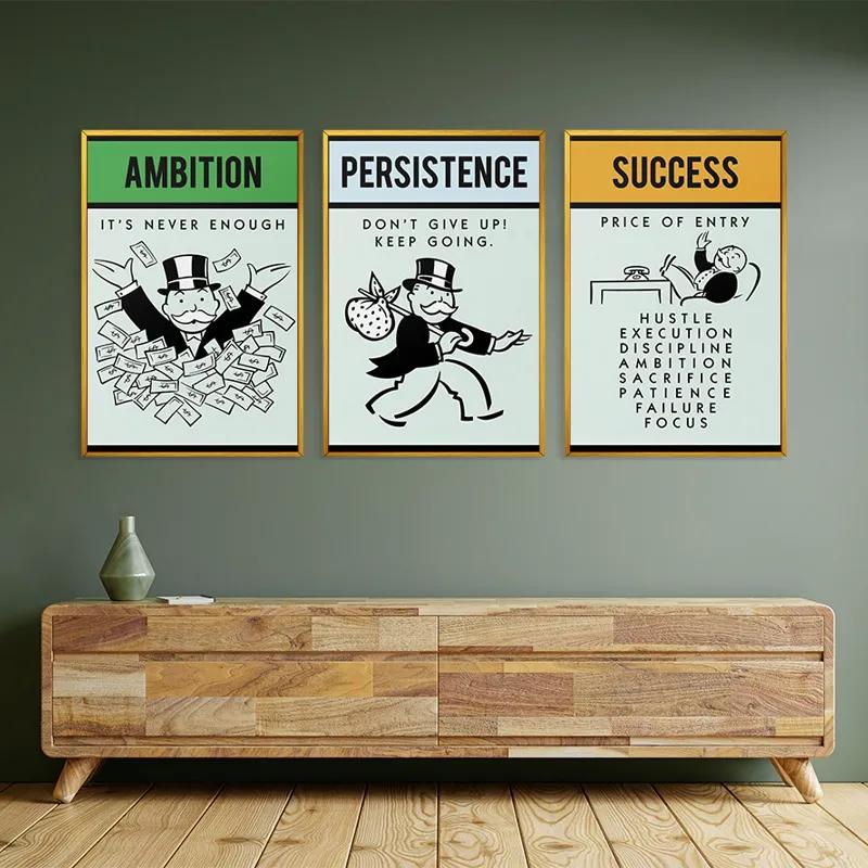 Картина на многоплатна основа Monopoly Succes Set mockup 2