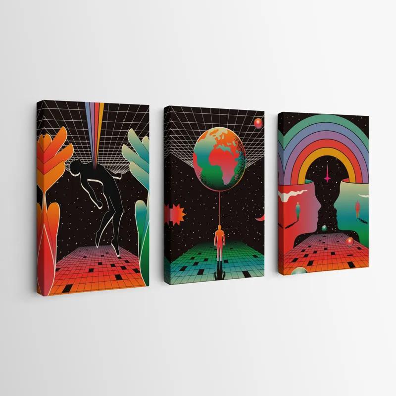 Картина на многоплатна основа Cosmos Poster mockup 0