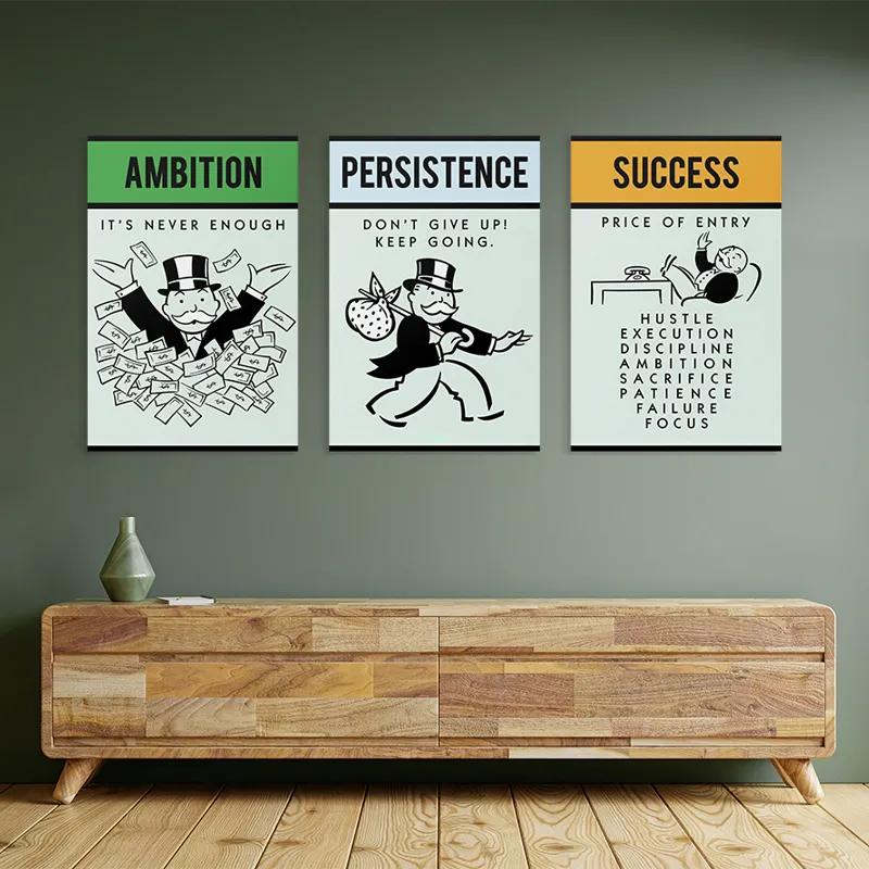 Картина на многоплатна основа Monopoly Succes Set mockup 2