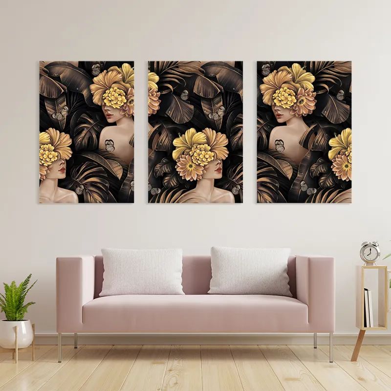 Golden Flower Girls mockup 3