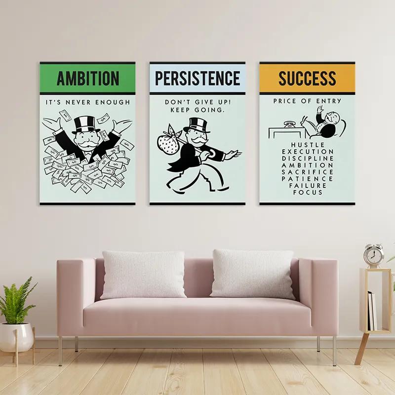 Картина на многоплатна основа Monopoly Succes Set mockup 3