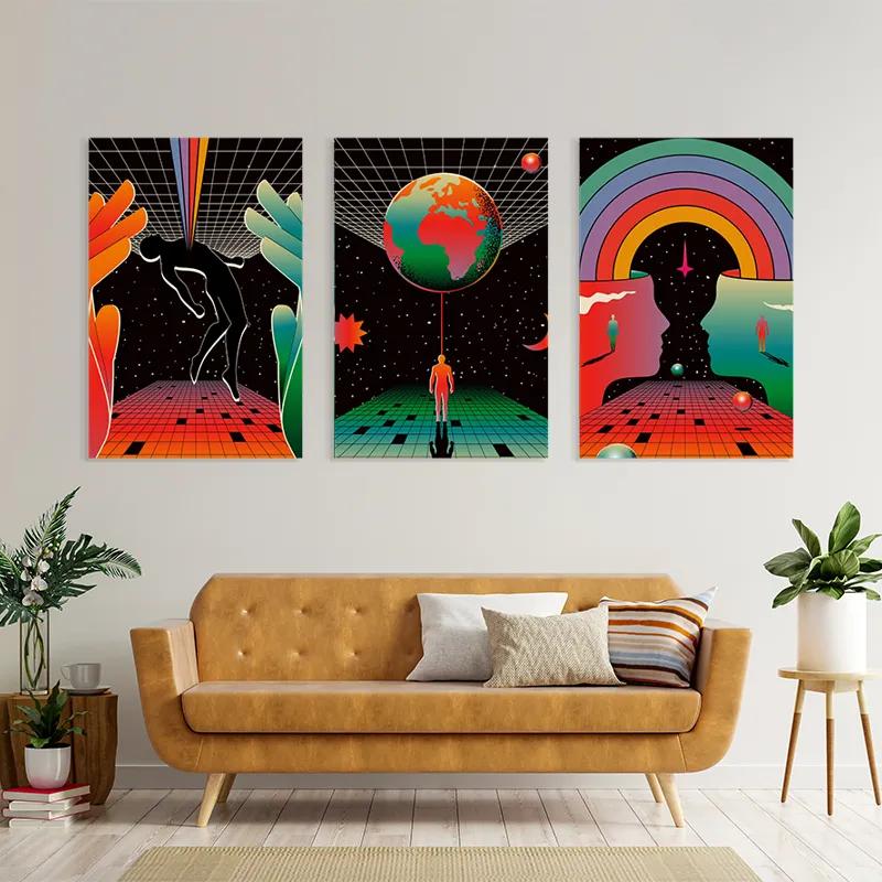 Картина на многоплатна основа Cosmos Poster mockup 4