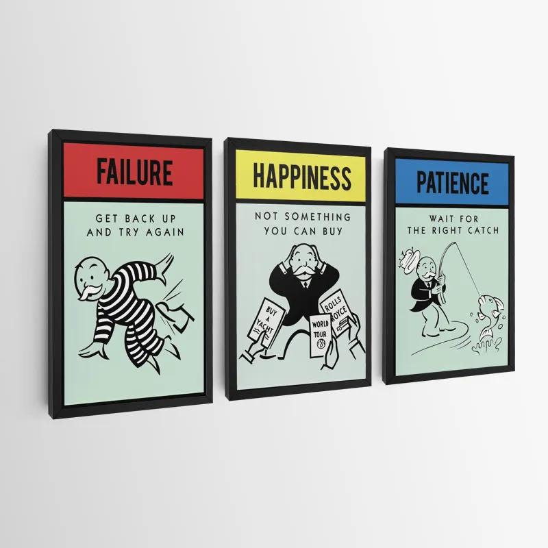 Картина на многоплатна основа Monopoly Life Set mockup 0