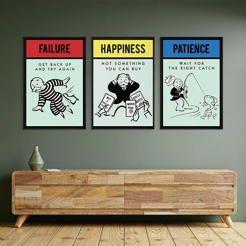 Картина на многоплатна основа Monopoly Life Set mockup 2