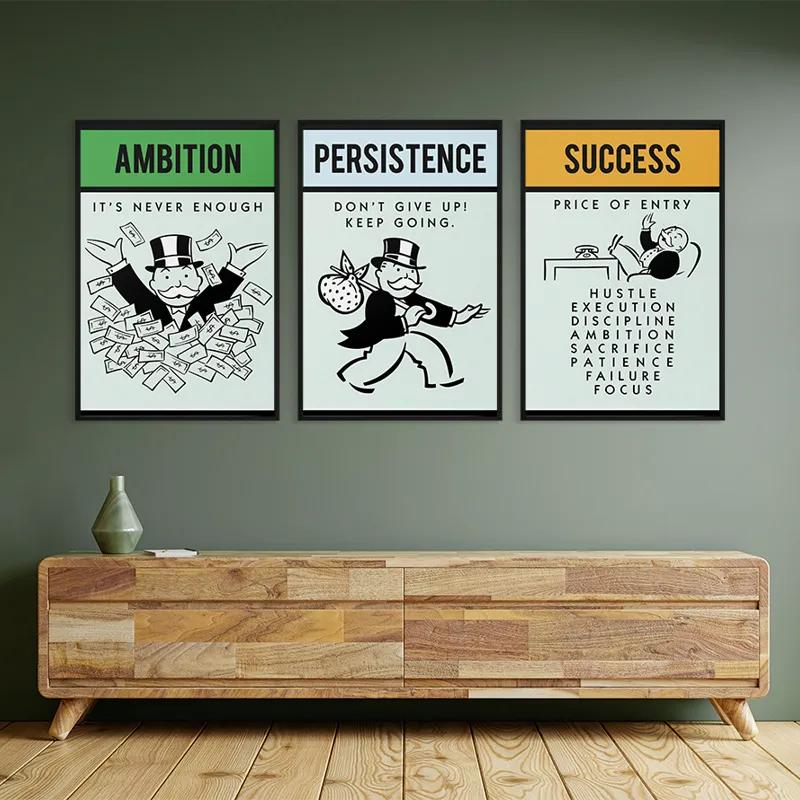 Картина на многоплатна основа Monopoly Succes Set mockup 2