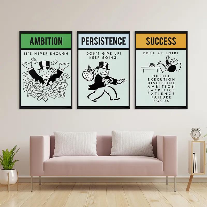 Картина на многоплатна основа Monopoly Succes Set mockup 3