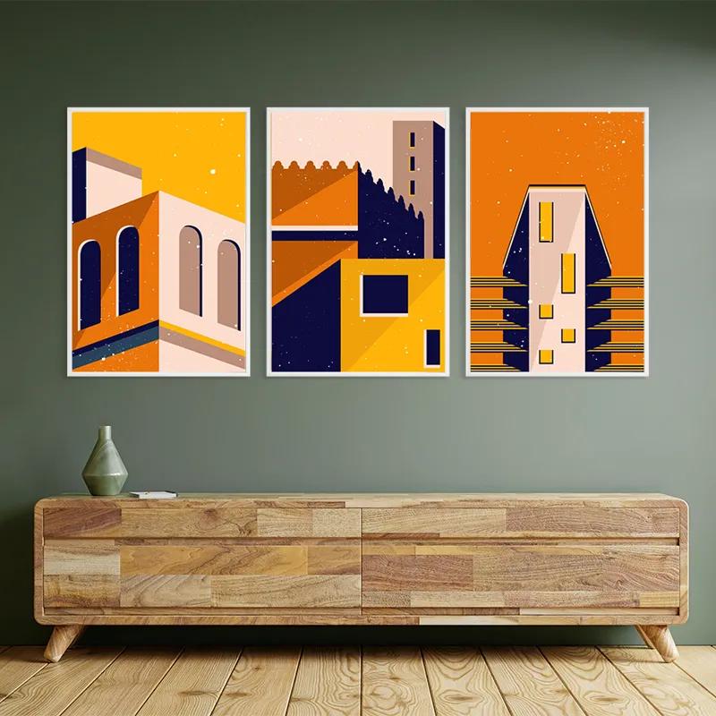 Картина на многоплатна основа Sunset Home Set mockup 2