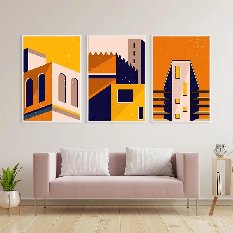 Картина на многоплатна основа Sunset Home Set mockup 3