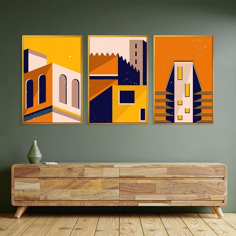 Картина на многоплатна основа Sunset Home Set mockup 2