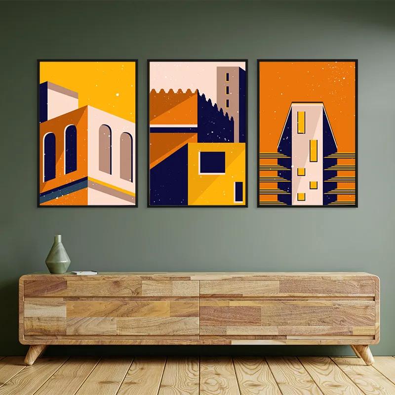 Картина на многоплатна основа Sunset Home Set mockup 2