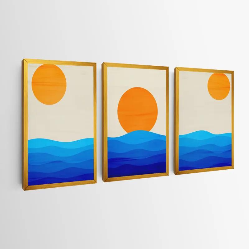 Картина на многоплатна основа Stronglue Waves mockup 0