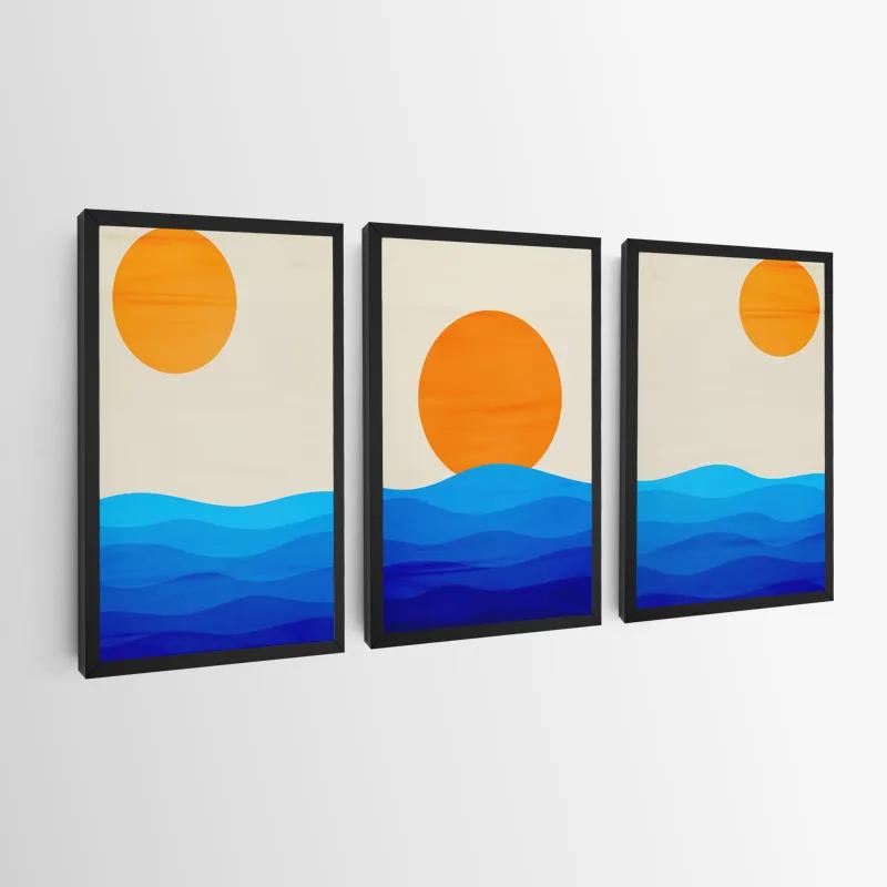 Картина на многоплатна основа Stronglue Waves mockup 0