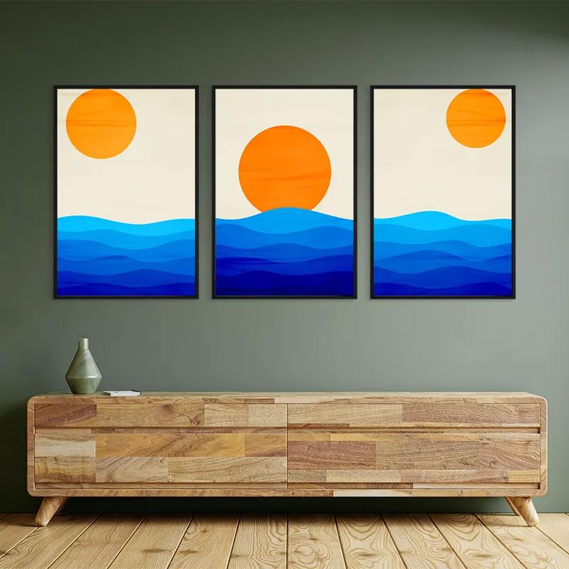 Картина на многоплатна основа Stronglue Waves mockup 2