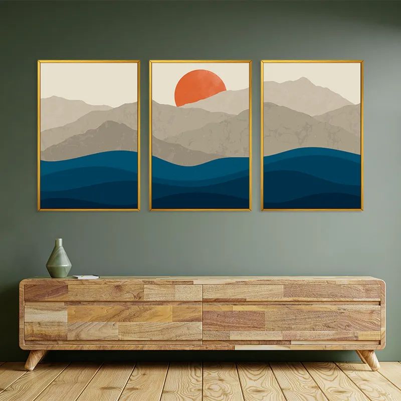 Orange Moon Set mockup 2