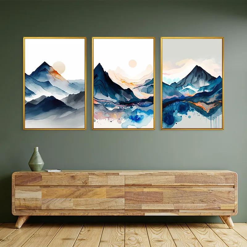 Картина на многоплатна основа Paintinglue Mountain mockup 2