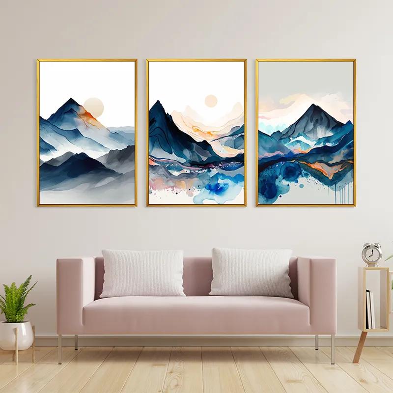 Картина на многоплатна основа Paintinglue Mountain mockup 3