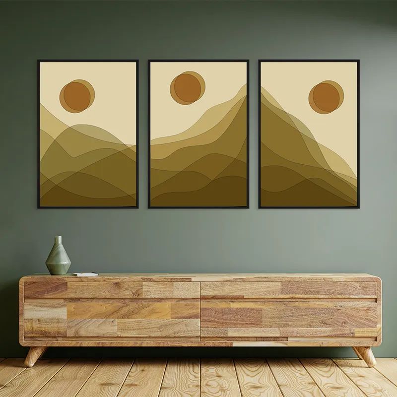 Cream Mountain Set mockup 2