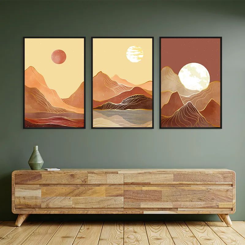 Orange Mountain Set mockup 2