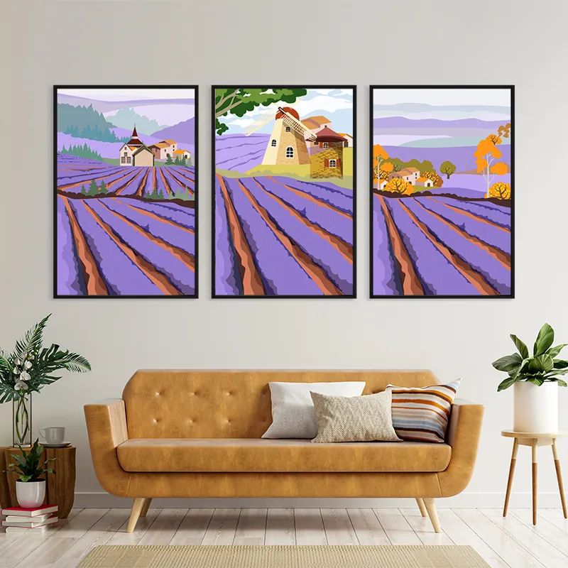 Purple Rural Field mockup 4