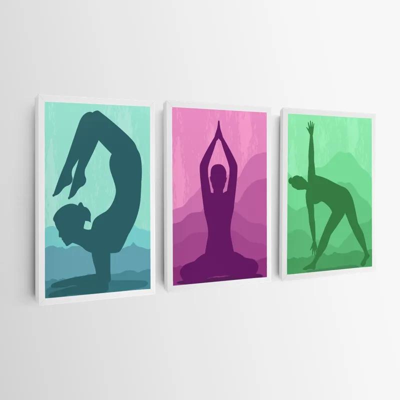 Картина на многоплатна основа Yoga Set mockup 0